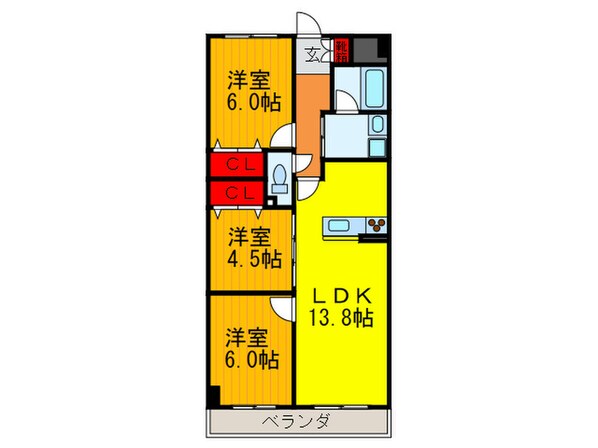 ヌカタコルンイ－ストの物件間取画像